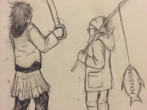 Tutu Warrior and Pension Fisher