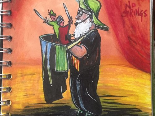 No strings puppet theatre