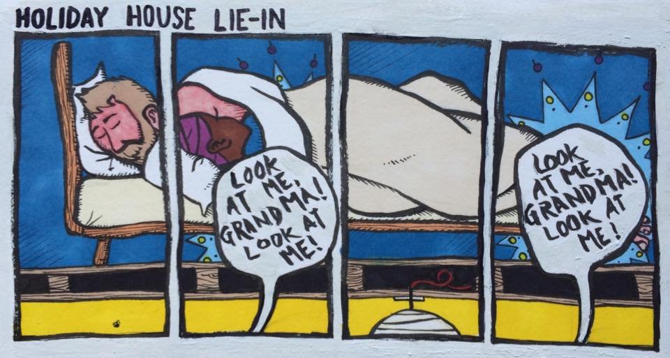 Holiday house lie-in