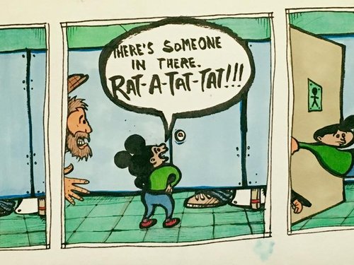 Rat-a-tat-tat!