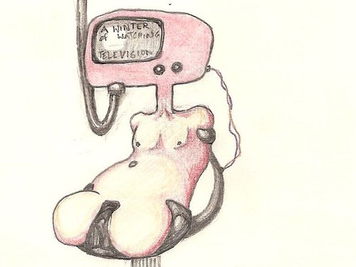 A winter watching TV